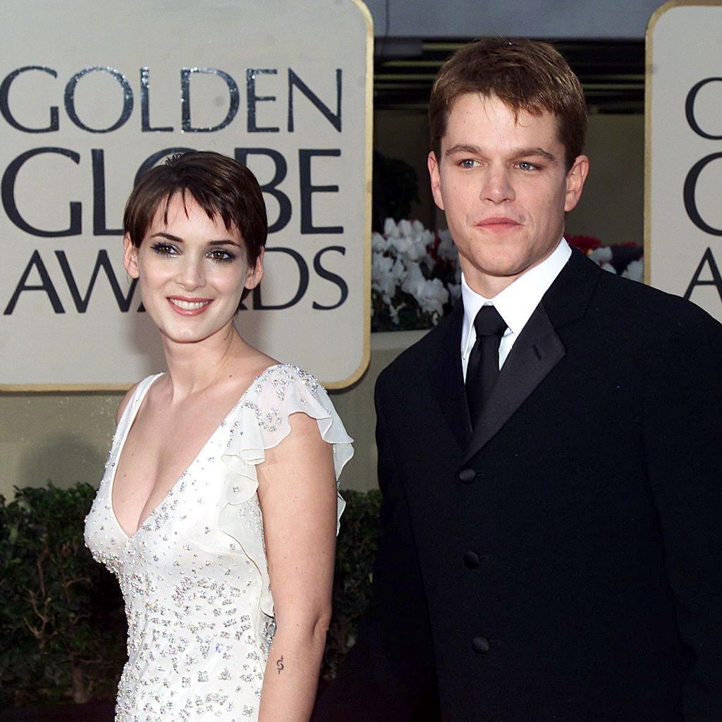 Winona Ryder und Matt Damon bei den 57. Golden Globes in Beverly Hills, 23. Januar 2000