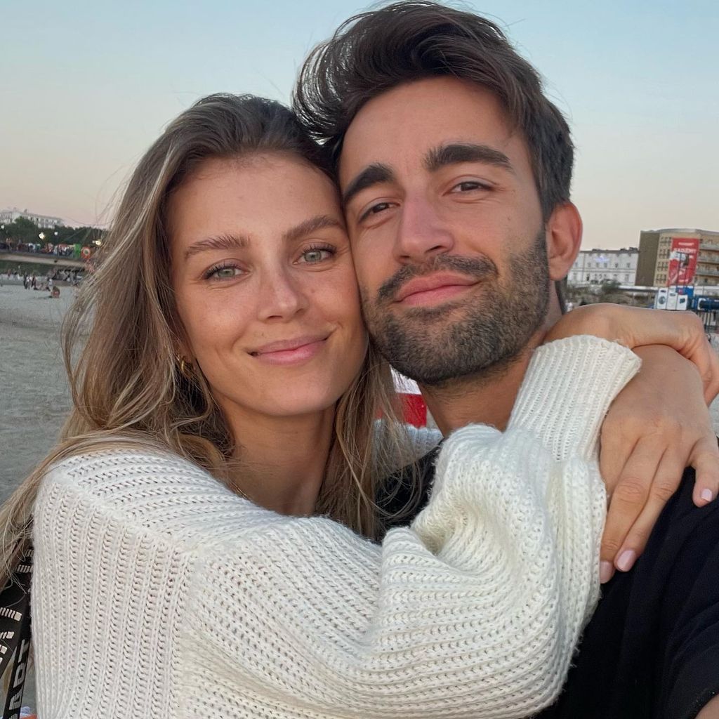 Wioleta Psiuk mit ihrem Freund