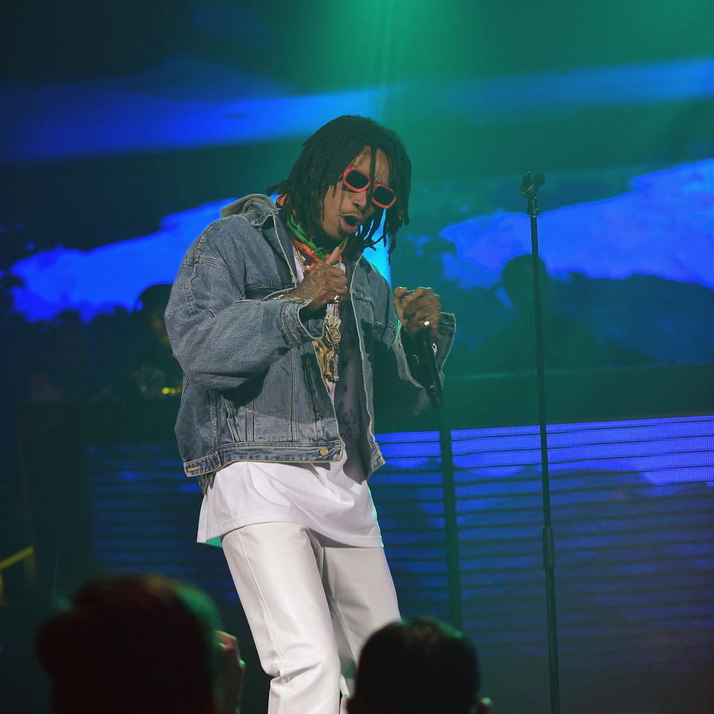 Wiz Khalifa bei einem Auftritt in Las Vegas