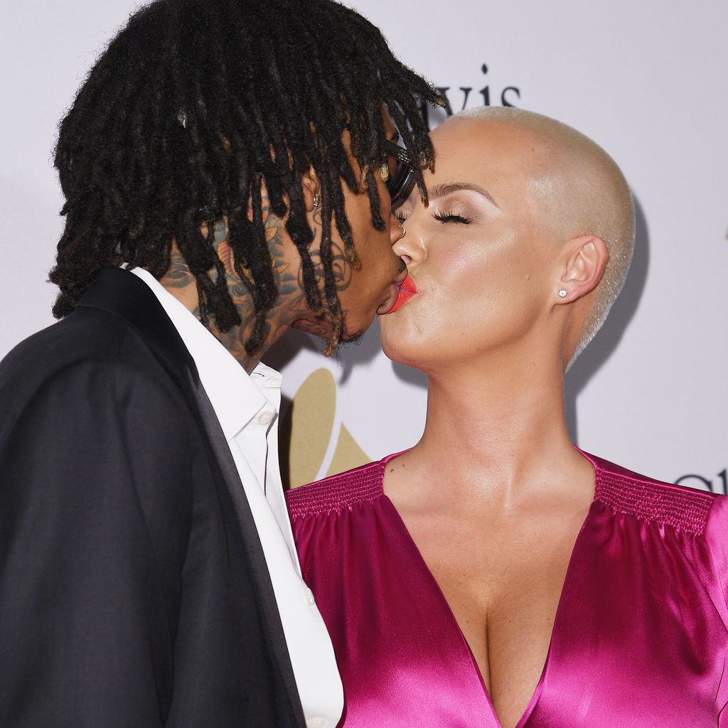 Wiz Khalifa und Amber Rose bei der Pre-GRAMMY Gala in L.A.