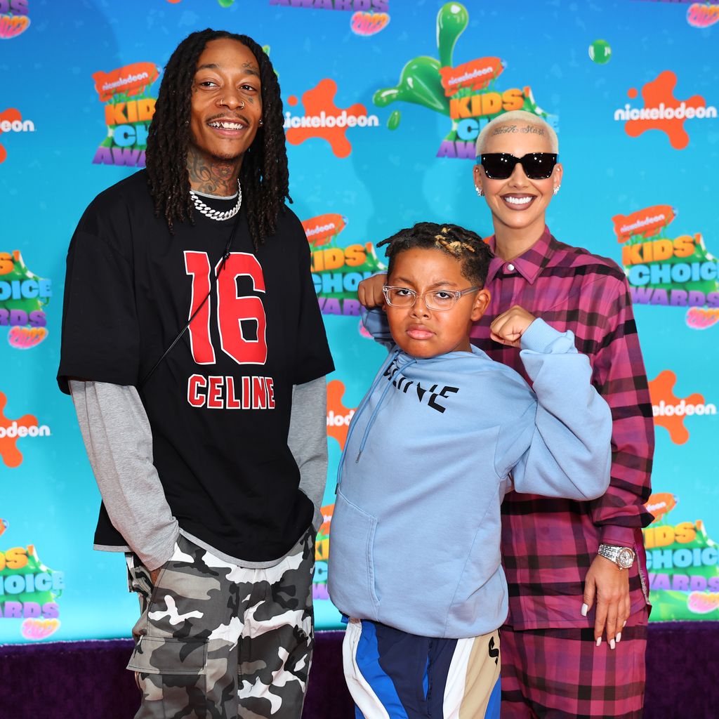Wiz Khalifa und Amber Rose mit ihrem Sohn Sebastian, März 2023