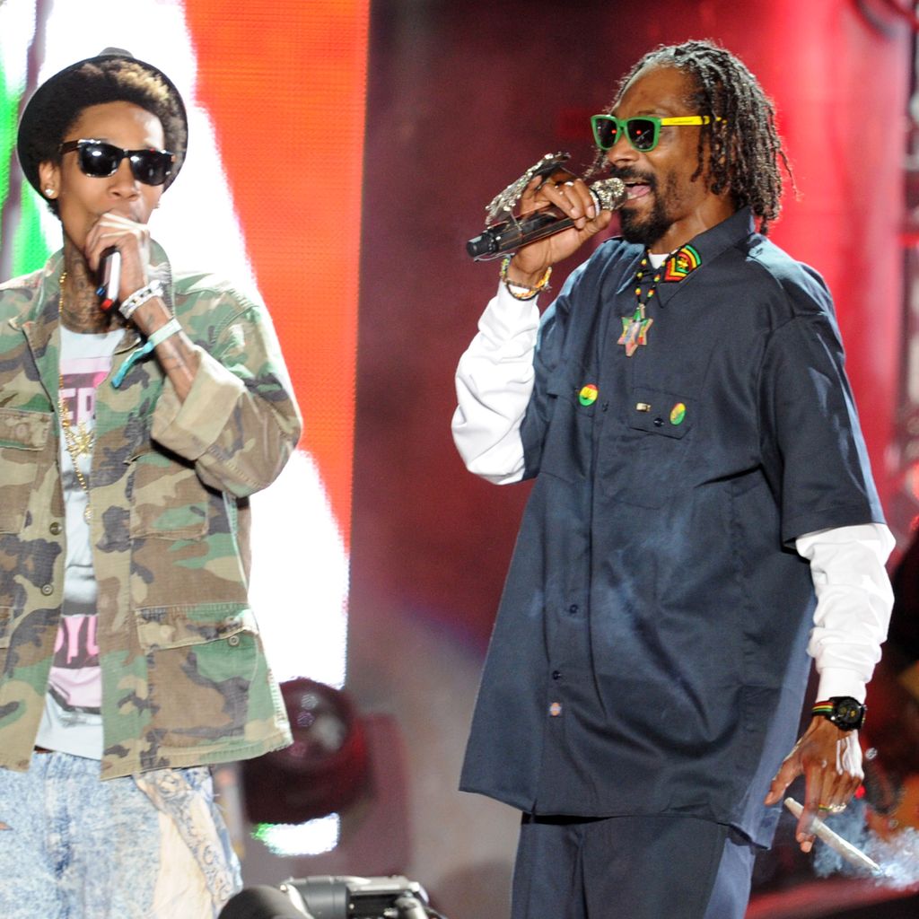 Wiz Khalifa und Snoop Dogg beim "Coachella-Festival 2012"