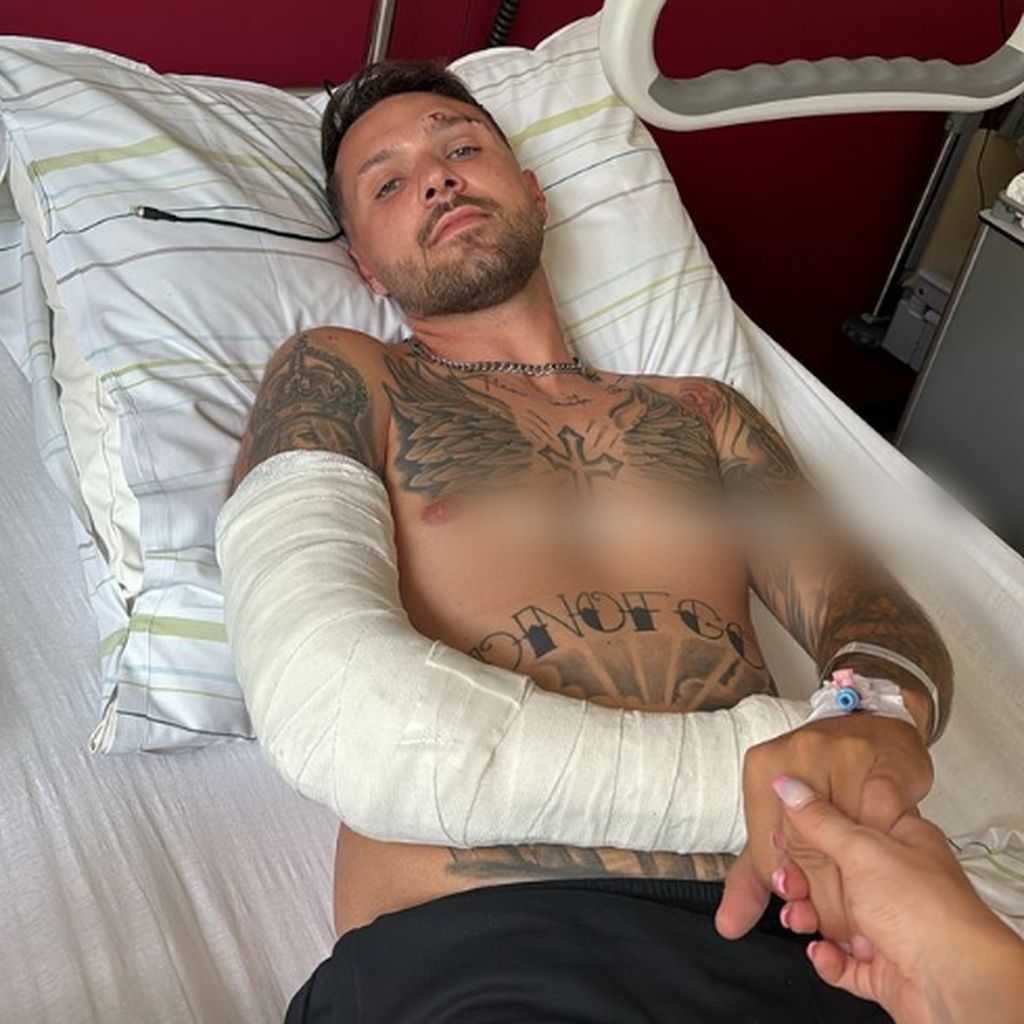 Wladi im Krankenhausbett