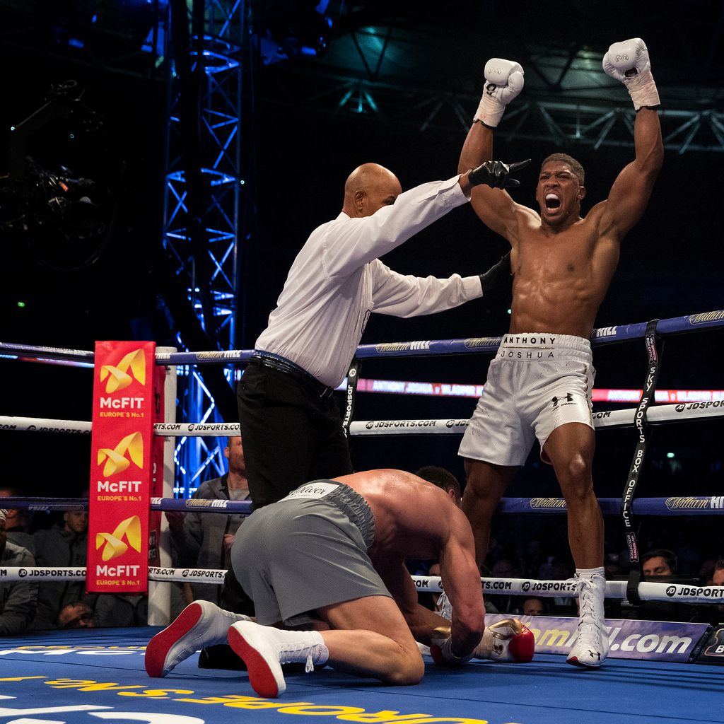 Wladimir Klitschko und Anthony Joshua, 2017