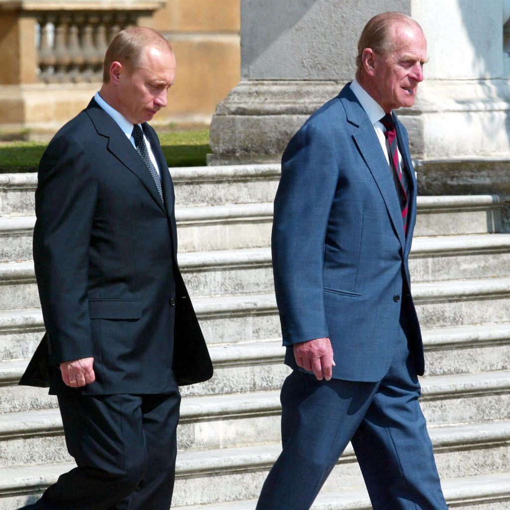 Wladimir Putin und Prinz Philip