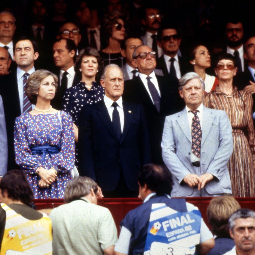 Helmut Schmidt, Fußball-WM, Königin Sofia und König Juan Carlos