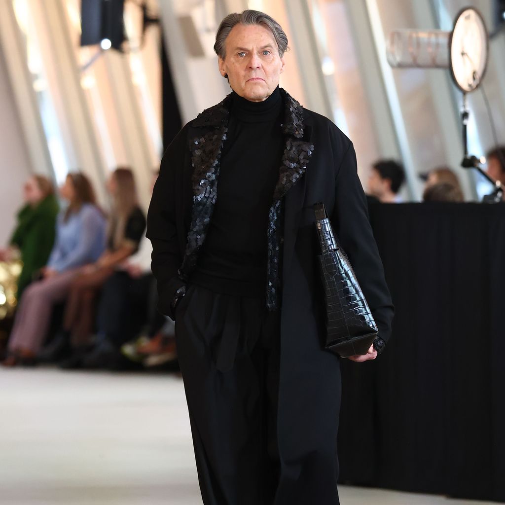 Wolfgang Bahro bei der Berlin Fashion Week, Februar 2025