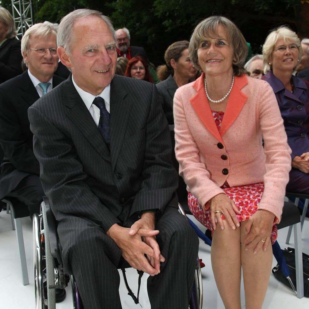 Wolfgang Schäuble, Politiker, mit seiner Frau