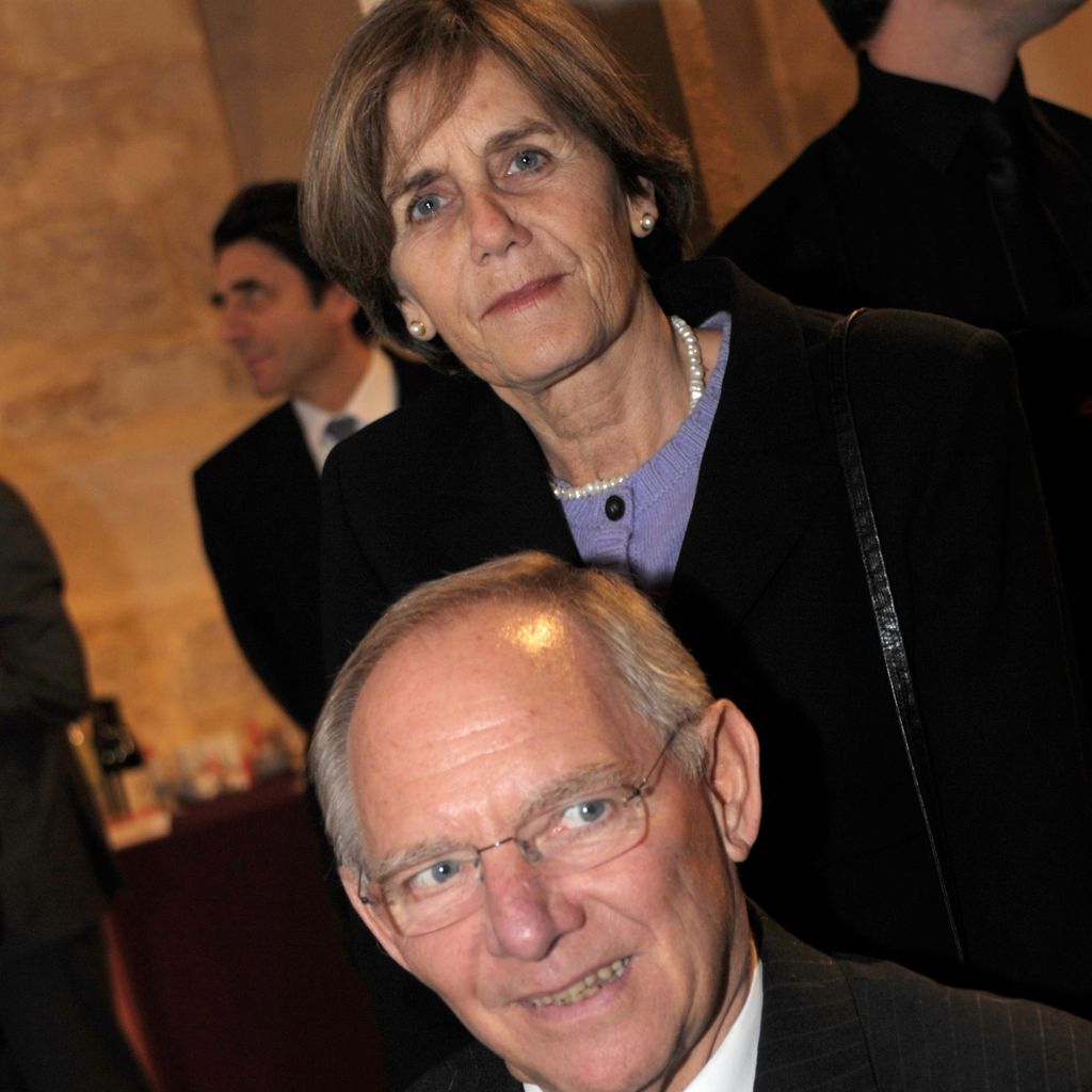 Wolfgang Schäuble, Politiker, mit seiner Frau