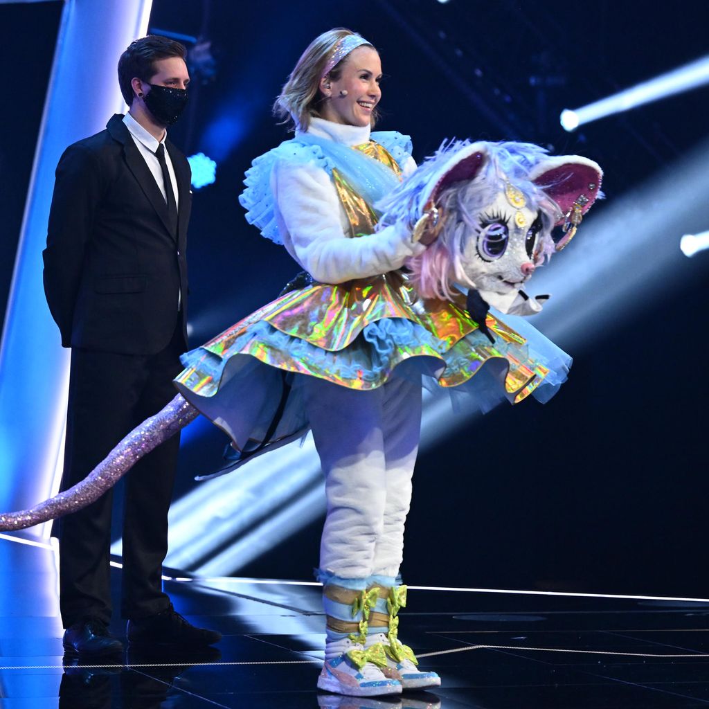 Wolke Hegenbarth im Finale von "The Masked Dancer"