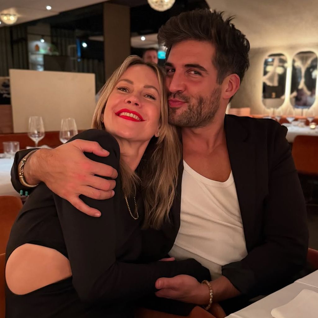 Schauspielerin Wolke Hegenbarth und Ehemann Oliver Vaid im November 2025