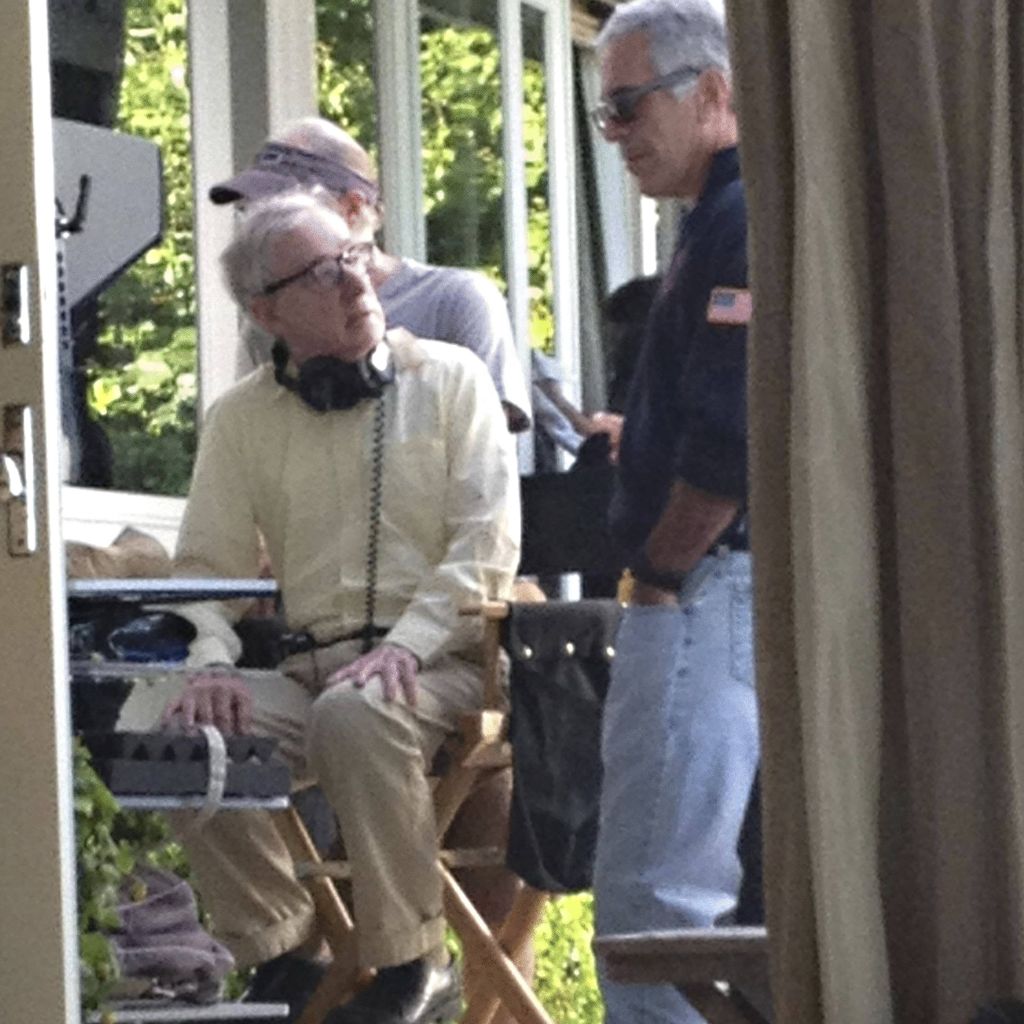 Woody Allen und Jeffrey Epstein auf einem von der US-Justiz veröffentlichten Foto
