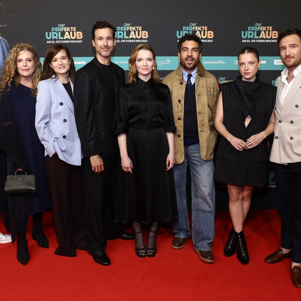 Florian David Fitz, Karoline Herfurth und Elyas M'Barek bei der Köln-Premiere von "Der Perfekte Urlaub"