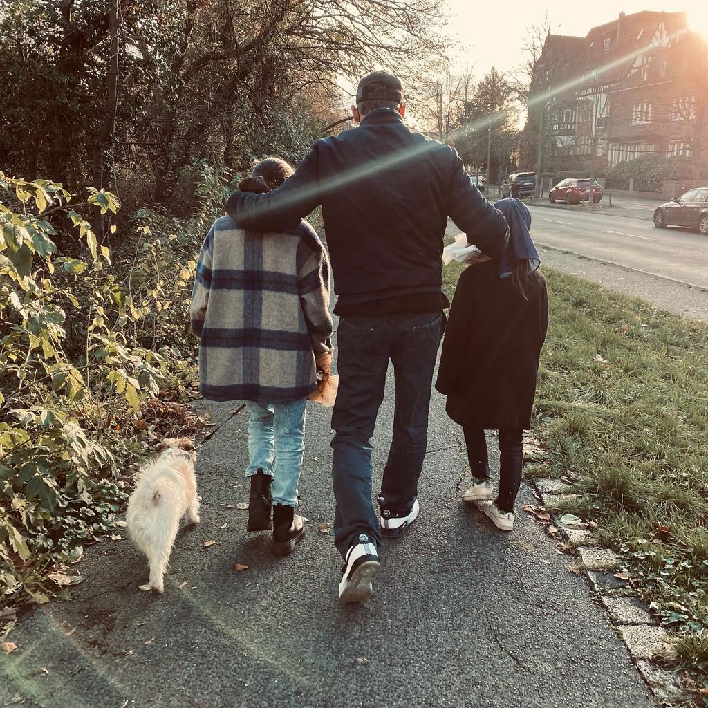 Wotan Wilke Möhring mit zwei seiner Kinder