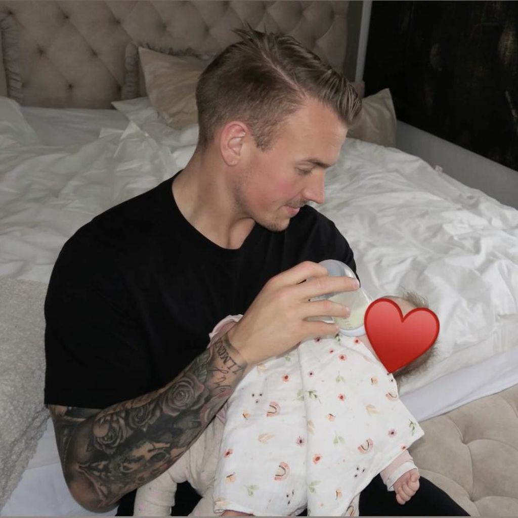 Xander Stephinger mit seiner Tochter