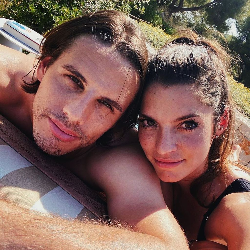 Yann Sommer mit seiner Frau Alina im Sommer 2020