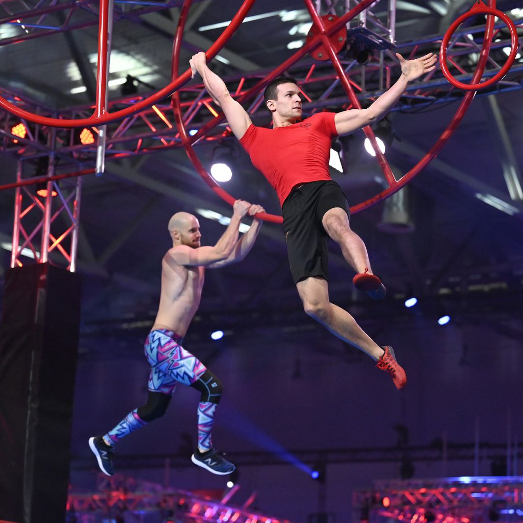 Yasin El Azzazy und Tobias Hofmann bei "Ninja Warrior Germany Allstars"