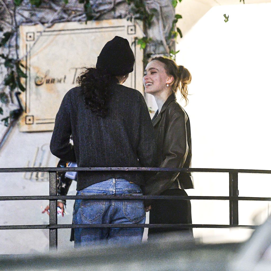 Yassine Stein und Lily-Rose Depp im Juni 2022 in West Hollywood
