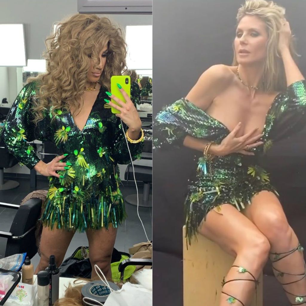 Yonce Banks und Heidi Klum