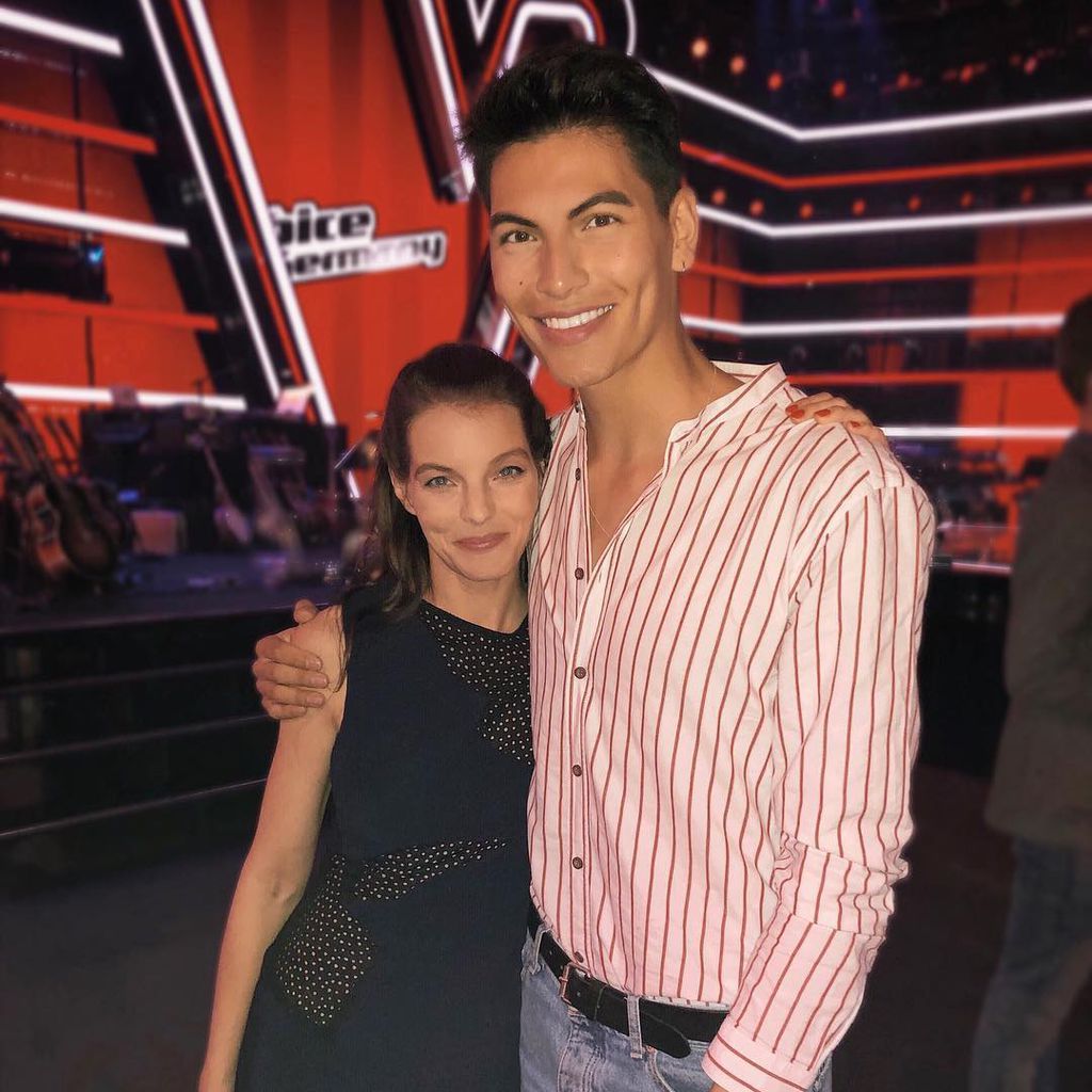 Yvonne Catterfeld und Juan Geck bei "The Voice of Germany"