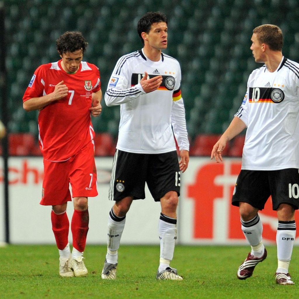 Lukas Podolski und Michael Ballack
