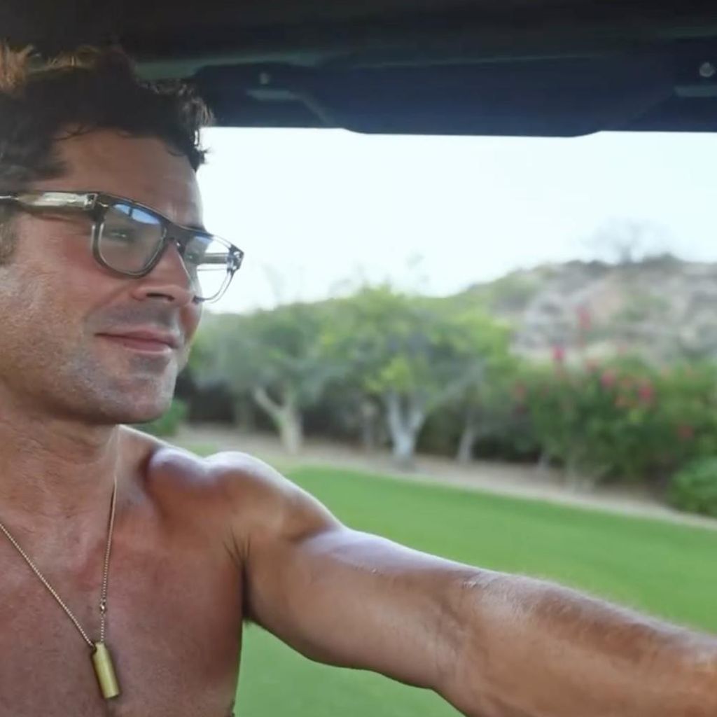 Zac Efron auf dem Golfplatz
