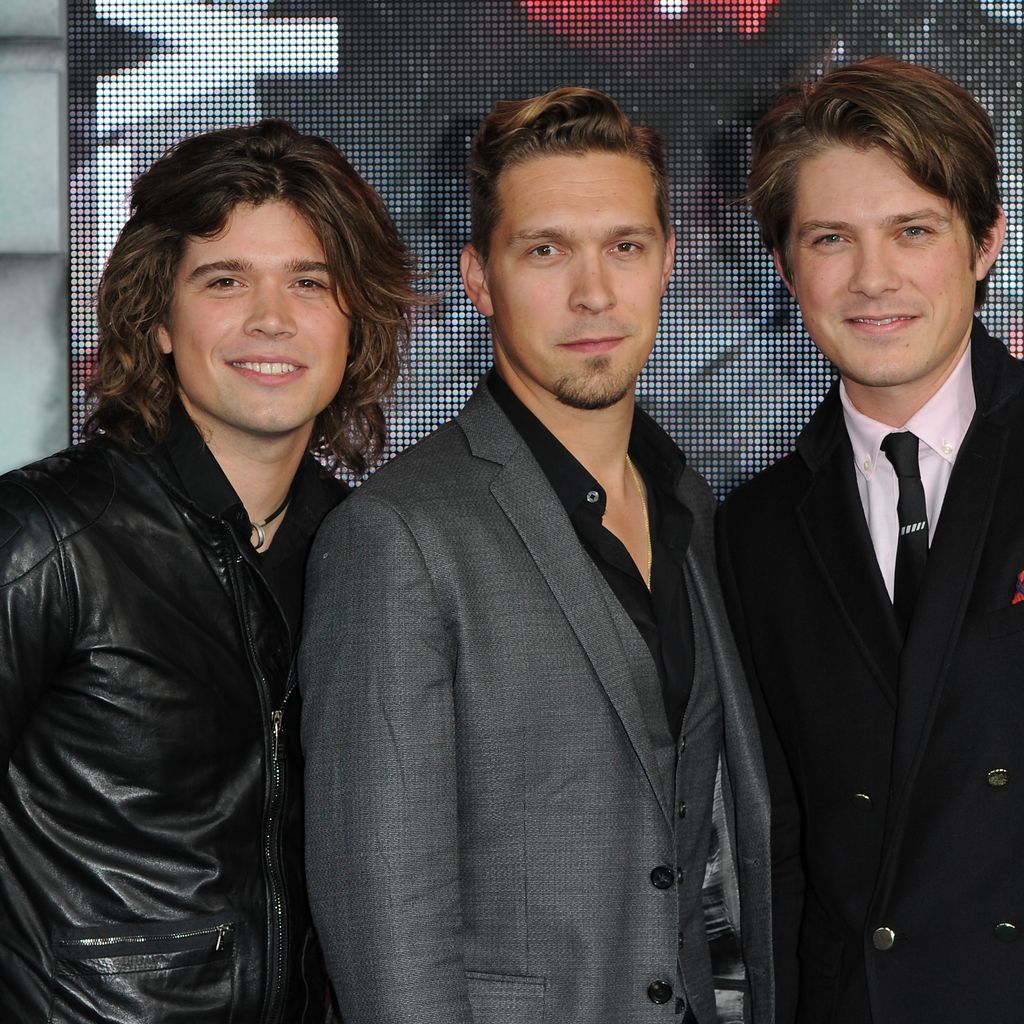 Zac, Isaac und Taylor Hanson bei der Premiere von "Pacific Rim"