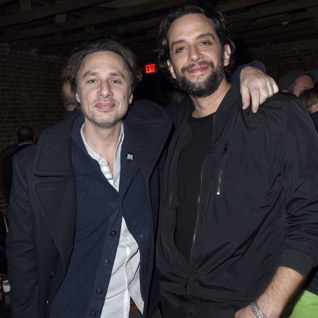 Zach Braff und Nick Cordero  bei einer "Rock of Ages"-Vorschau in Hollywood im Dezember 2019