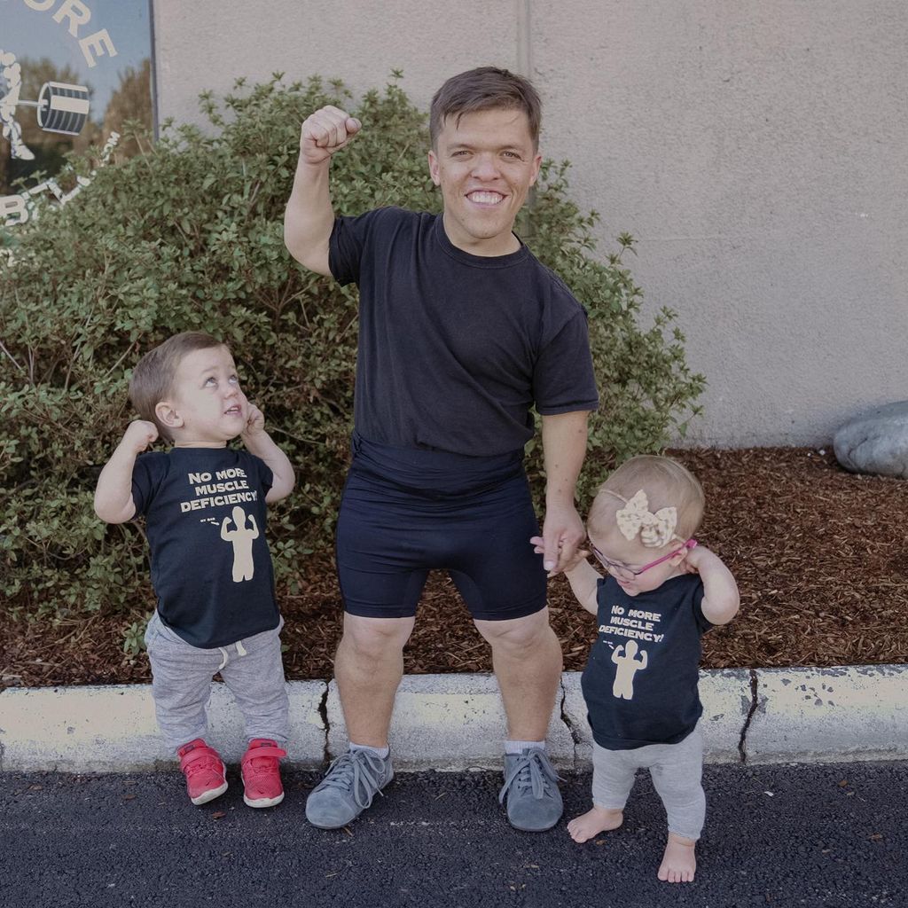 Zach Roloff und seine zwei Kinder im September 2021