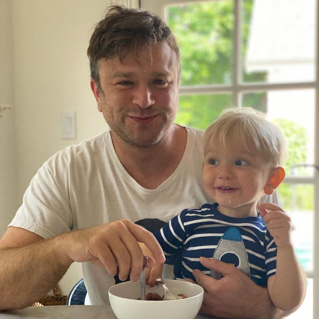 Zachary Pym mit seinem Sohn McLaurin Clement Williams