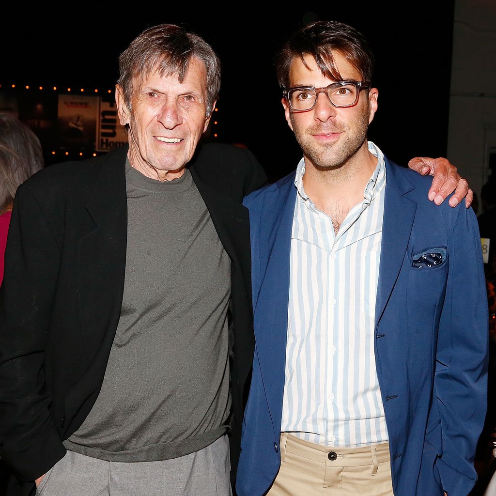 Leonard Nimoy und Zachary Quinto