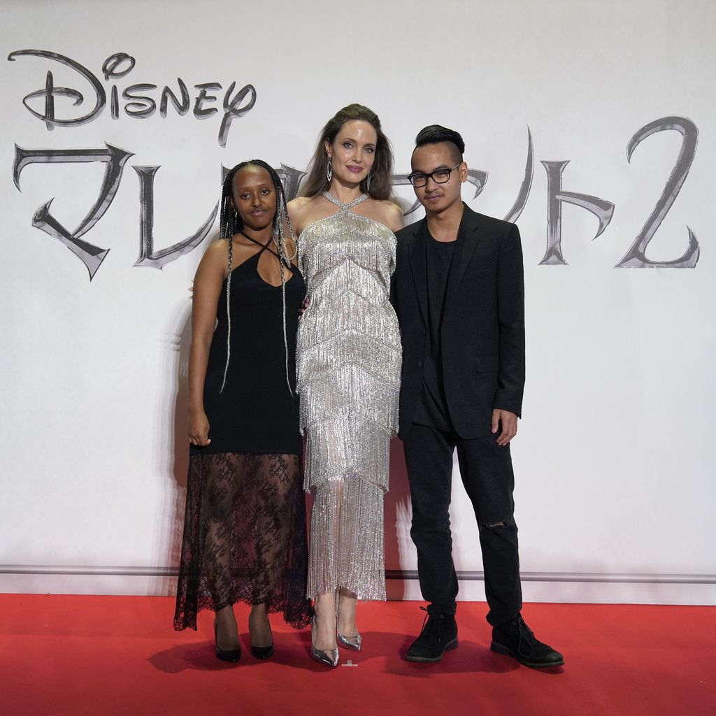Zahara Jolie-Pitt, Angelina Jolie und Maddox Jolie-Pitt