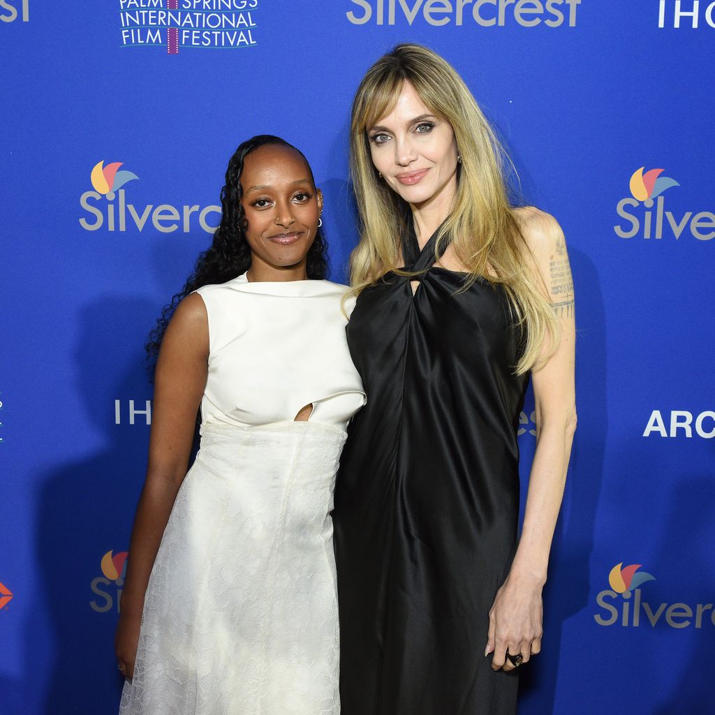 Zahara und Angelina Jolie bei den Palm Springs International Film Awards, Januar 2025