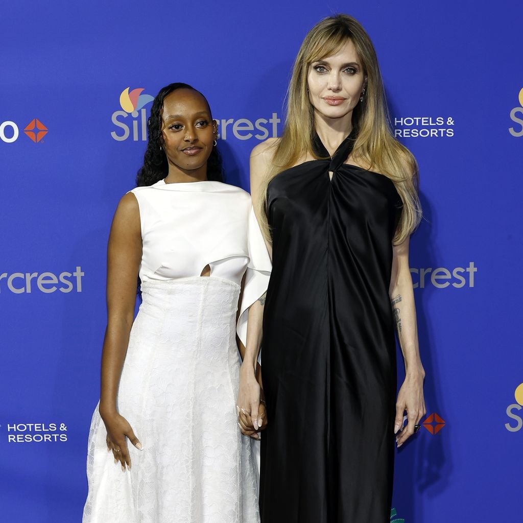 Zahara und Angelina Jolie im Januar 2025