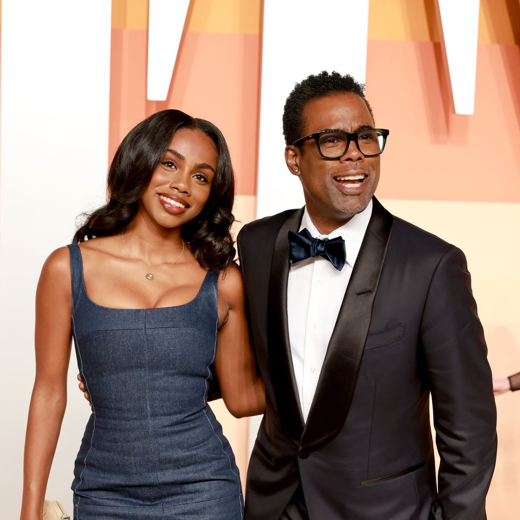 Zahra Rock und Chris Rock bei der Vanity Fair Oscar Party im März 2025
