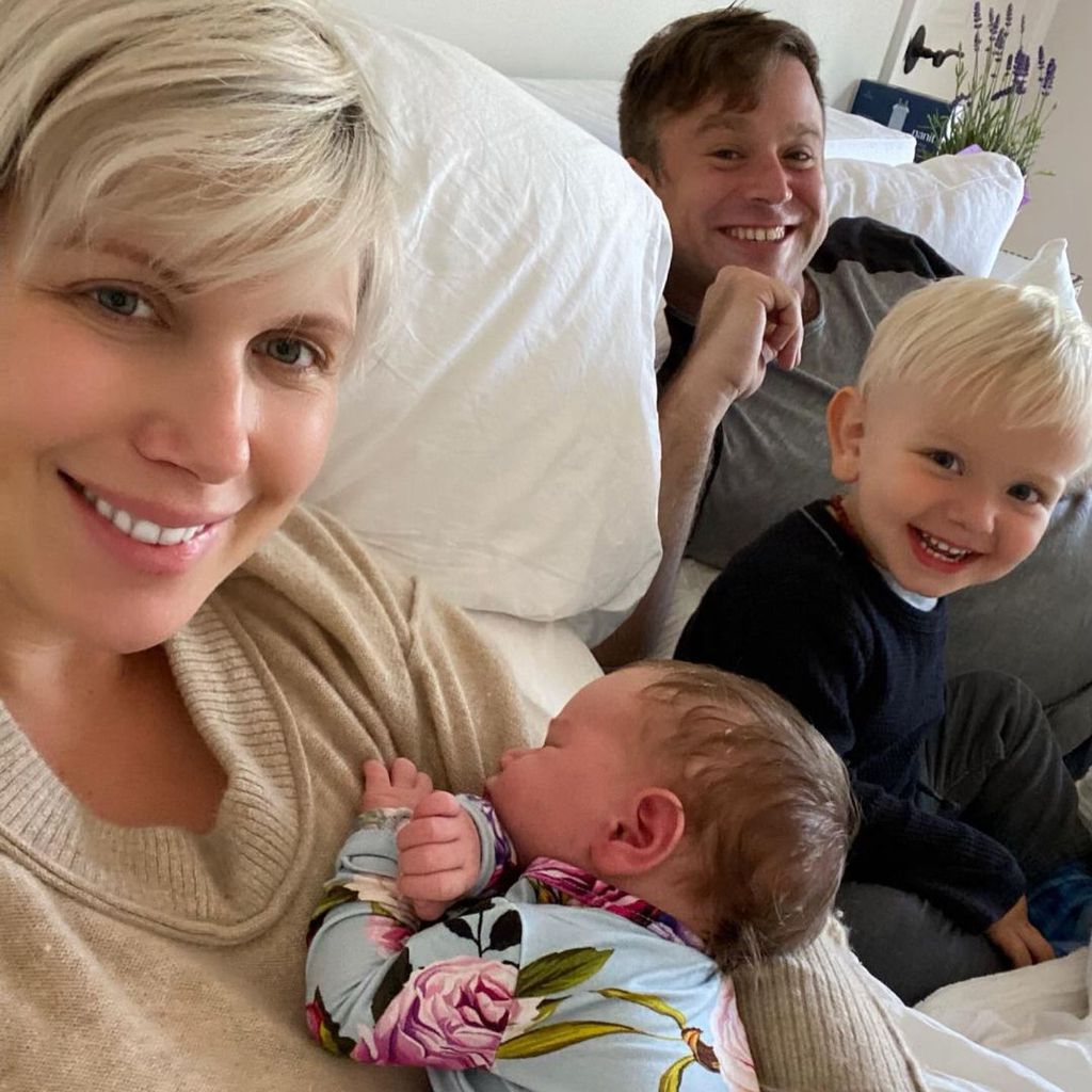 Zak Williams mit seiner Frau und Kindern