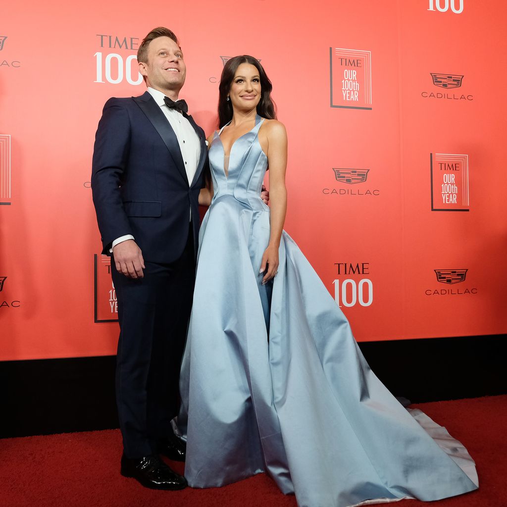 Zandy Reich und Lea Michele in New York, April 2023