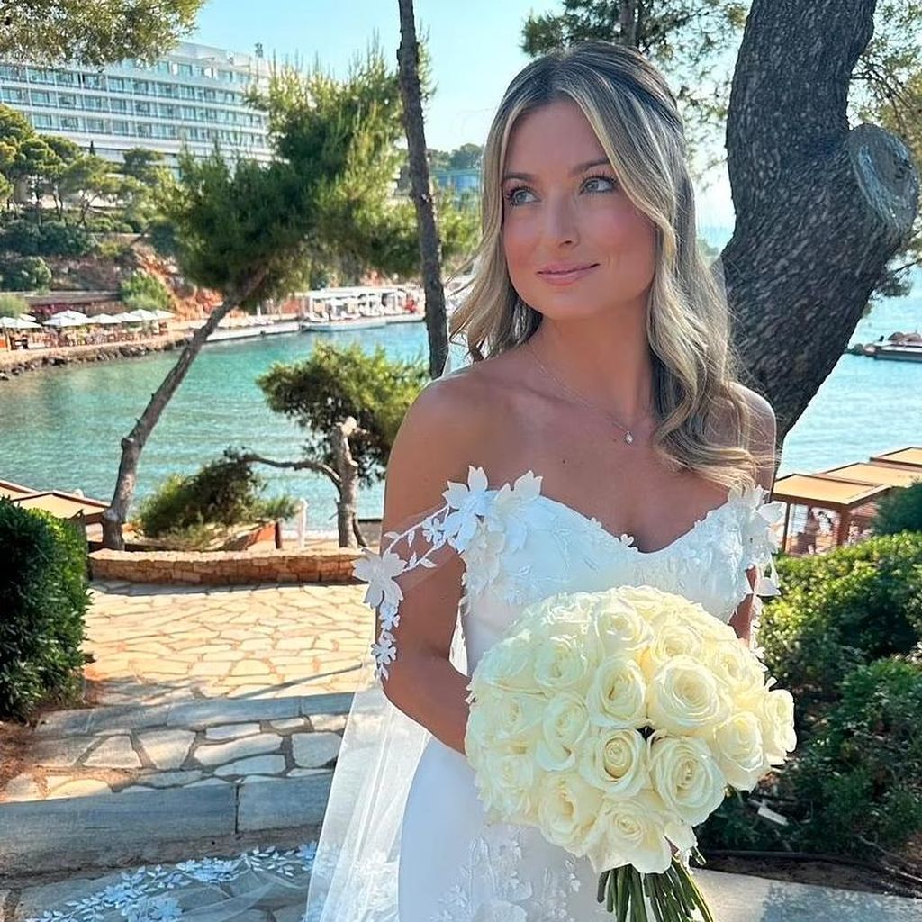 Zara Holland im Brautkleid