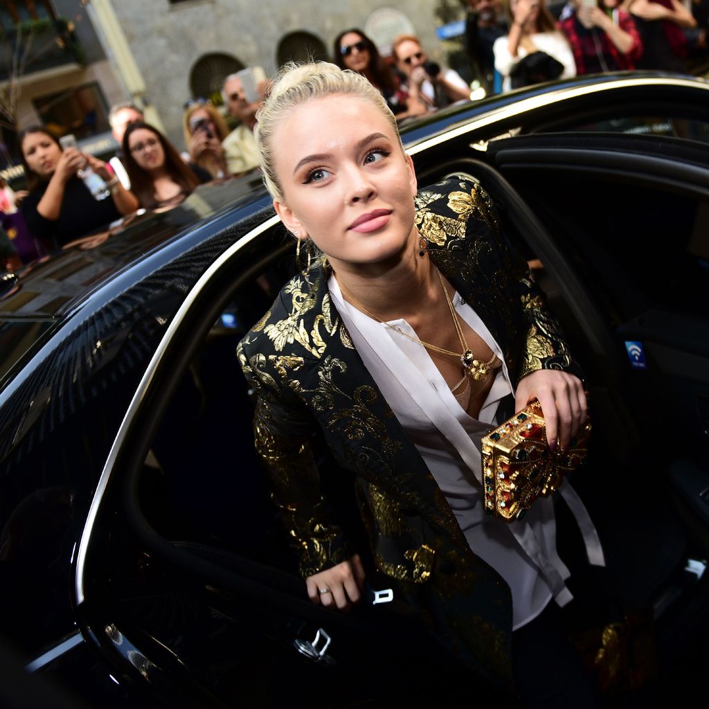 Zara Larsson bei der Fashion-Week in Mailand 2016
