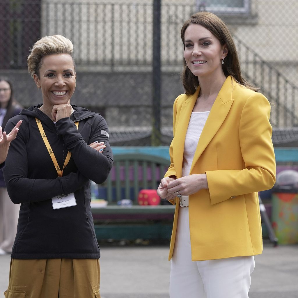 Zara McDermott, Dame Kelly Holmes und Herzogin Kate auf einer Charity-Veranstaltung