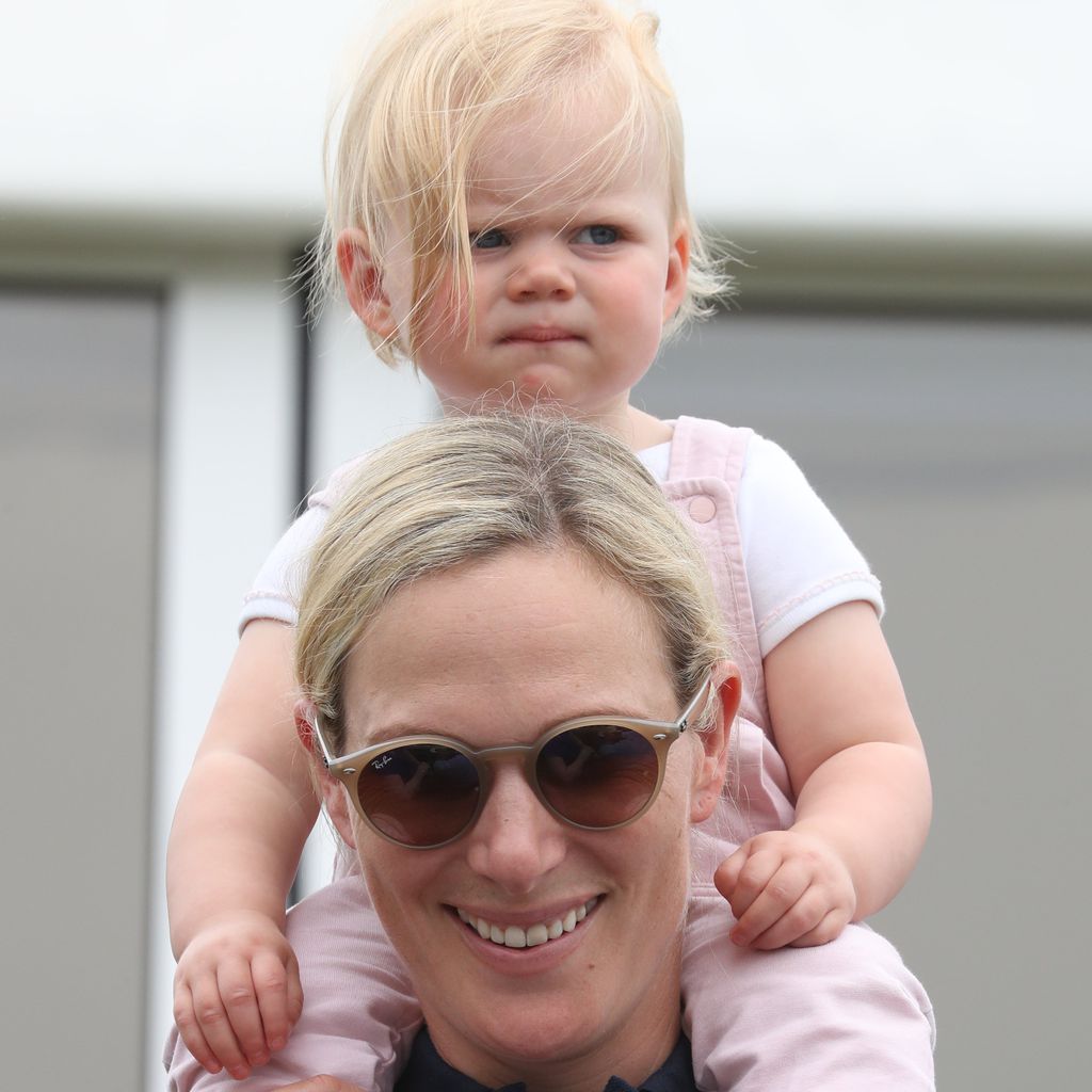 Zara Tindall mit ihrer Tochter Lena, August 2019