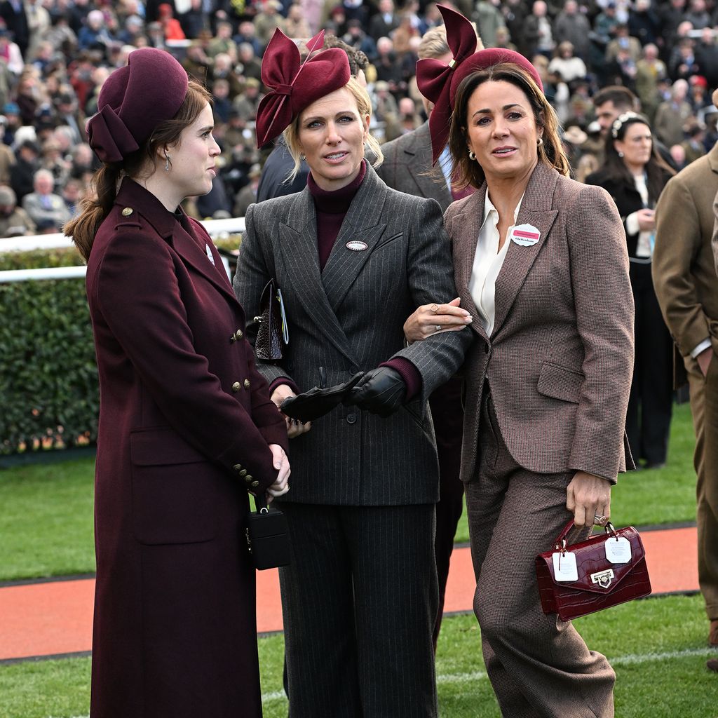 Zara Tindall, Prinzessin Eugenie und Natalie Pinkham, Cheltenham Festival, 2025
