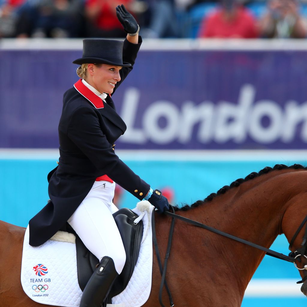 Zara Tindall bei den Olympischen Sommerspielen in London, 2012