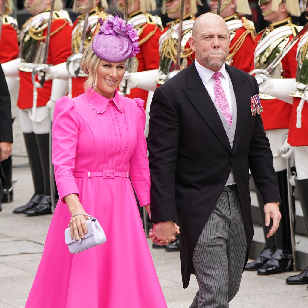 Zara mit Mike Tindall beim Platinjubiläum in London, 2022
