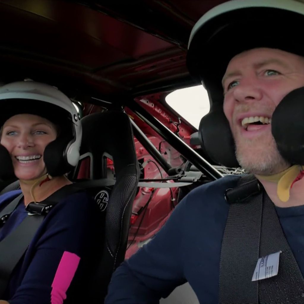 Zara und Mike Tindall bei "Top Gear"