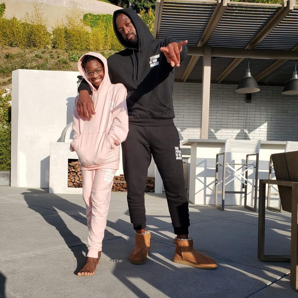 Zaya Wade mit Vater Dwyane Wade
