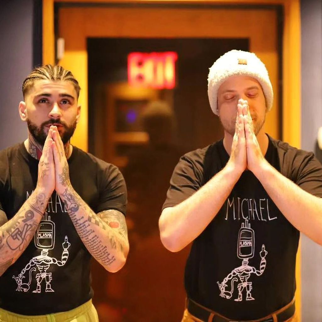 Zayn Malik und Daniel Zaidenstadt im April 2023