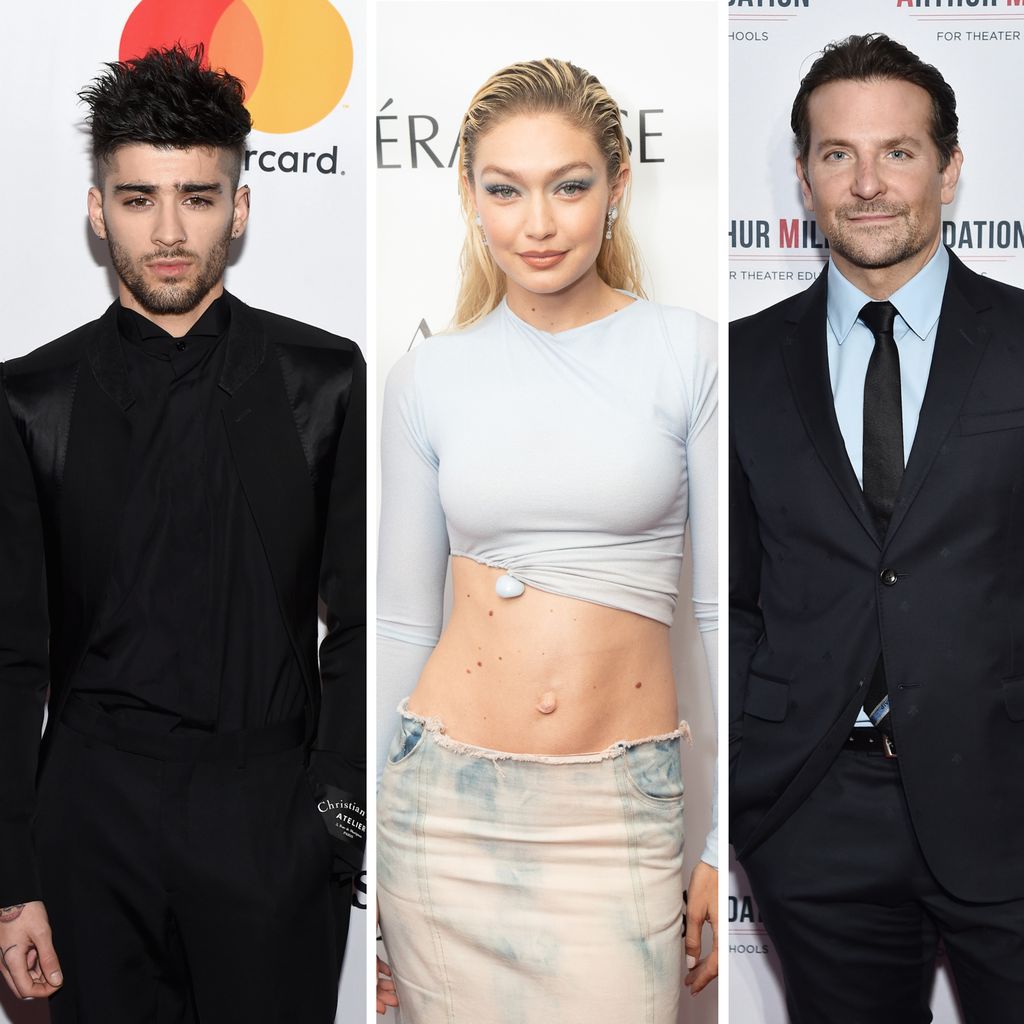 Zayn Malik, Gigi Hadid und Bradley Cooper