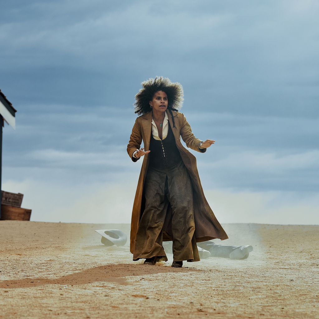 Zazie Beetz in "The Harder They Fall"