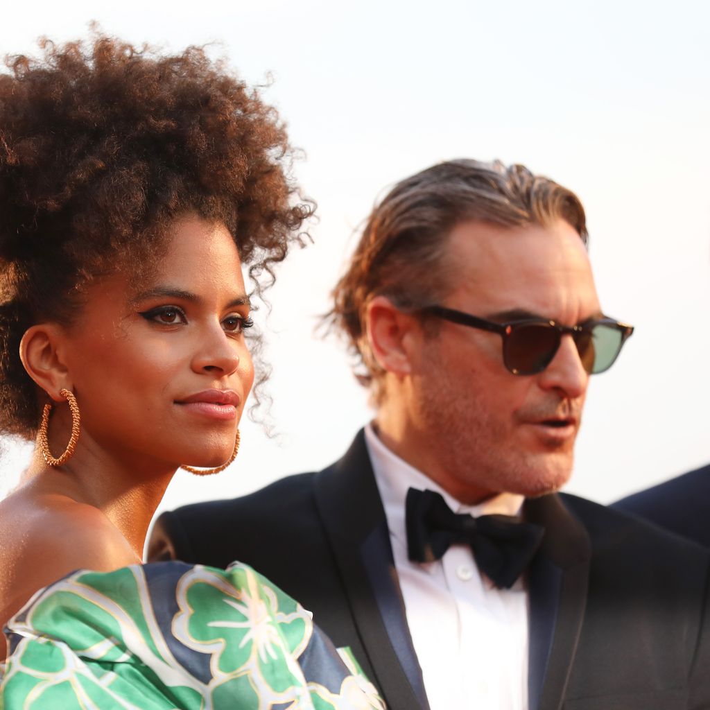 Zazie Beetz und Joaquin Phoenix in Venedig, Italien